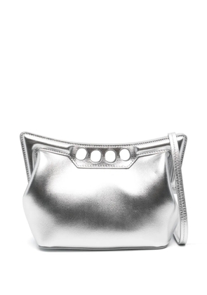 Alexander McQueen mini The Peak shoulder bag - Silver
