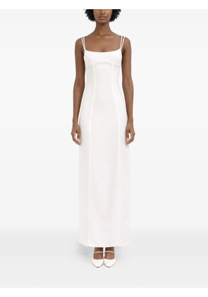 RXQUETTE Reverse maxi dress - White
