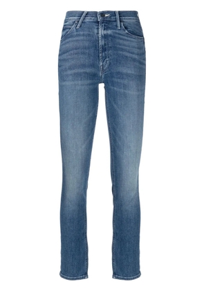 MOTHER Dazzler mid-rise slim-cut jeans - Blue