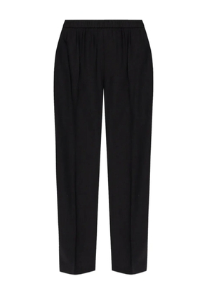 Fabiana Filippi creased straight-leg trousers - Black