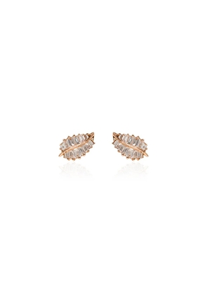 Anita Ko palm leaf earrings - Gold