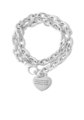 Loren Stewart Love is the Bridge pendant necklace - Silver