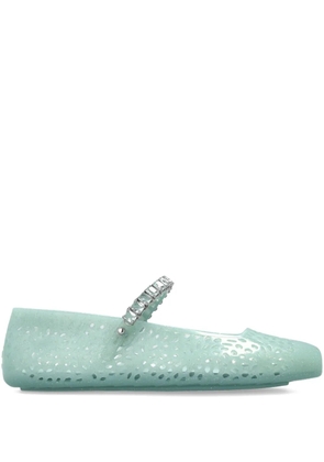 Jimmy Choo Jelly ballet flats - Green