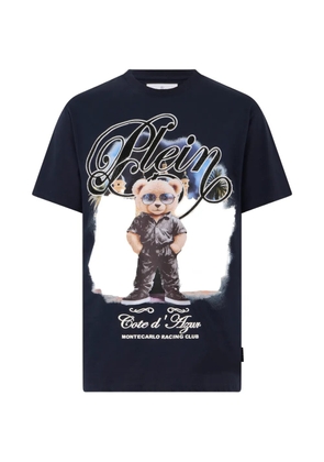 Philipp Plein teddy-print T-shirt - Blue
