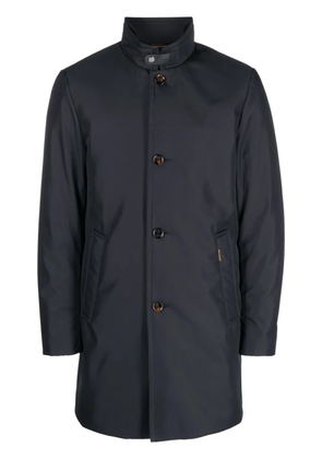 Moorer long-sleeve feather-down coat - Blue