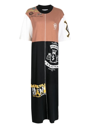 Marine Serre Regenerated patchwork cotton dress - Multicolour