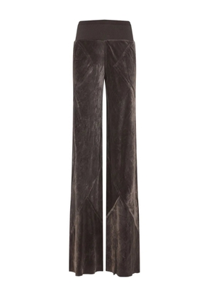 Rick Owens panelled straight trousers - Brown