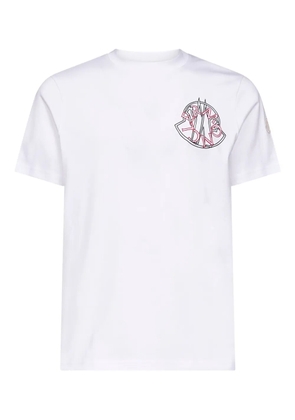 Moncler logo crew-neck T-shirt - White