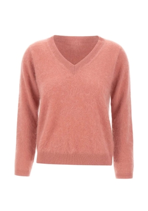 Les Noir Lima V-neck sweater - Pink