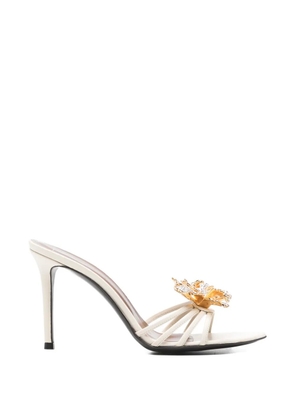Giuseppe Zanotti orchid strappy mules - Neutrals