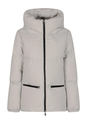 Herno logo-print padded jacket - Neutrals