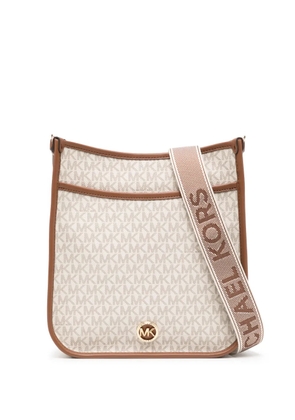 Michael Kors large Luisa canvas crossbody bag - Brown