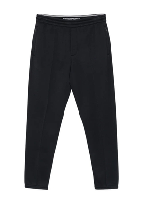Emporio Armani elastic-waistband track pants - Blue