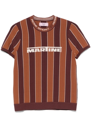 Martine Rose logo T-shirt - Brown