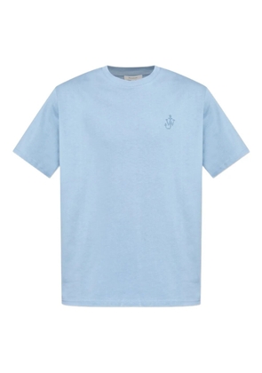 JW Anderson logo-embroidered T-shirt - Blue