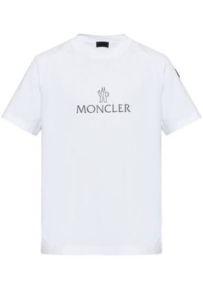 Moncler logo cotton T-shirt - White