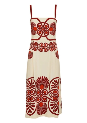 La DoubleJ Buy Me a Martini geometric-print dress - Neutrals