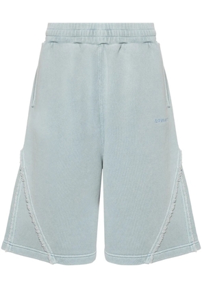 A-COLD-WALL* Cubist cotton track shorts - Blue