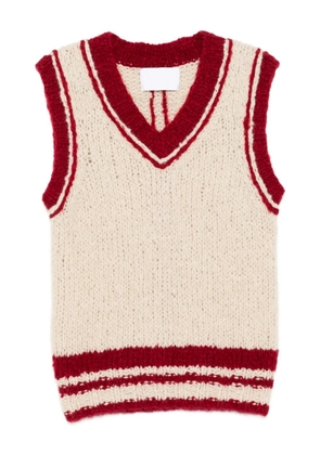 CUDDLEUP knitted vest - Neutrals