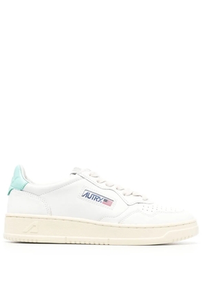 Autry logo-patch lace-up sneakers - White