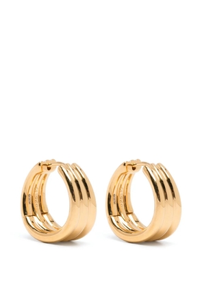 Missoma Savi triple ridge hoops earrings - Gold