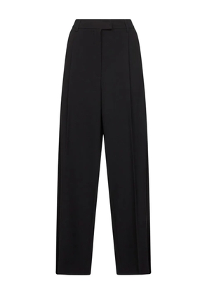 Blanca Vita pleated straight-leg trousers - Black