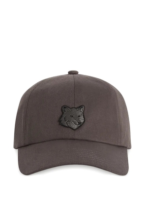 Maison Kitsuné fox-motif baseball cap - Brown