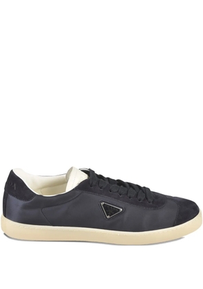 Prada suede-panelling sneakers - Blue