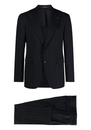 Tagliatore pinstriped single-breasted suit - Blue