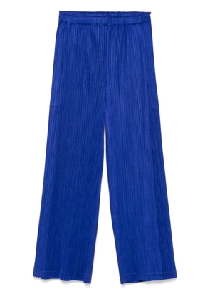 Pleats Please Issey Miyake Light Wave trousers - Blue