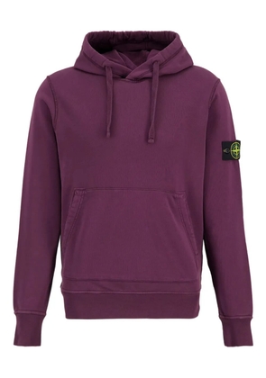 Stone Island drawstring hooded sweater - Purple