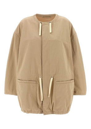 LEMAIRE drawstring utility jacket - Neutrals