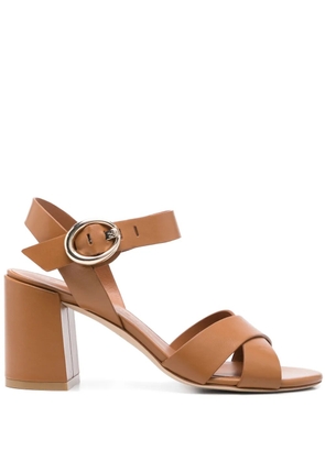 Stuart Weitzman 70mm Benni sandals - Brown