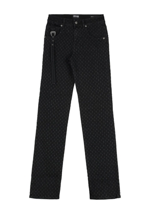 Versace Jeans Couture high-rise trousers - Black