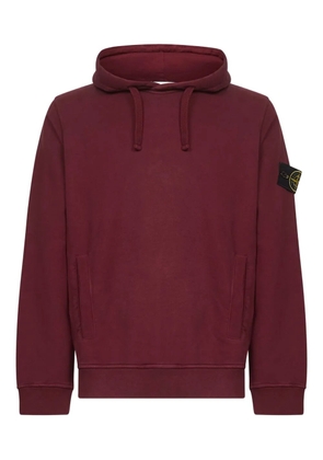 Stone Island kangaroo-pocket hoodie - Red