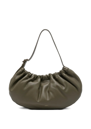A.P.C. gathered shoulder bag - Green
