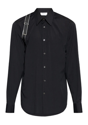 Alexander McQueen strap-detail shirt - Black