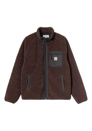 Carhartt WIP Prentis borg zip-up jacket - Brown