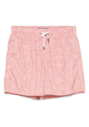 Canali printed swim shorts - Pink