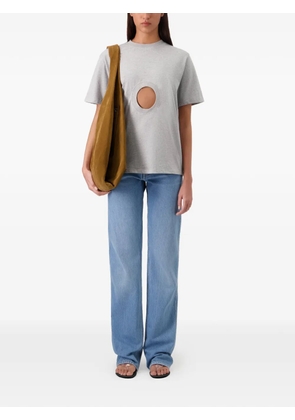 Coperni Window circular opening T-shirt - Grey
