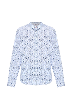 PS Paul Smith floral-print shirt - Blue