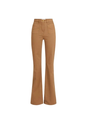 Elisabetta Franchi flared jeans - Brown