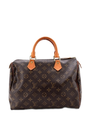 Louis Vuitton Pre-Owned Speedy Handbag Monogram Canvas 30 satchel - Brown