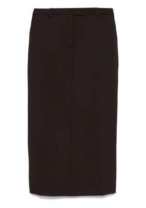 Officine Generale Oxana maxi skirt - Brown