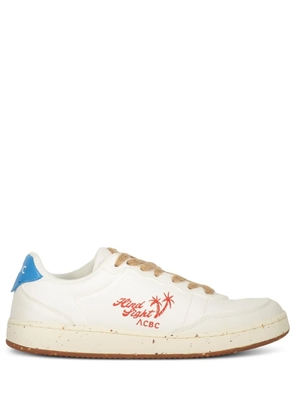 ACBC logo-embroidered sneakers - White