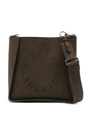 Stella McCartney logo-cutout cross body bag - Brown