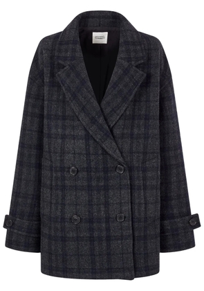 TOMBOY checked coat - Grey