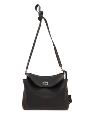 Balenciaga small Rodeo leather messenger bag - Brown