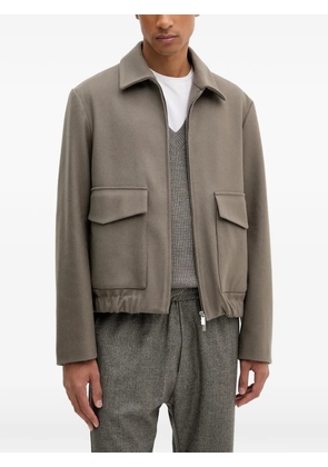 Barena flap-pocket zip-up jacket - Grey