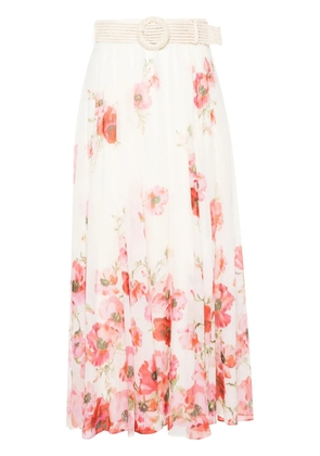 ZIMMERMANN Lightburst maxi skirt - Neutrals